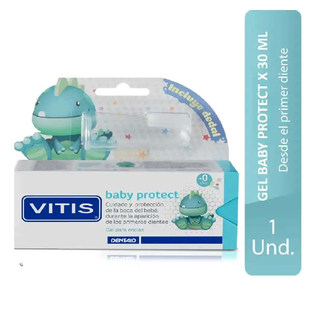 Vitis Gel Para Encias Baby Protect + Dedal