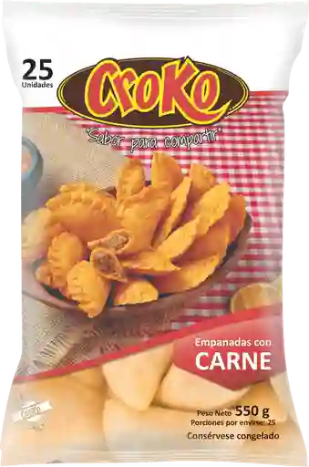Empanada Con Carne Croko X25 *550gr