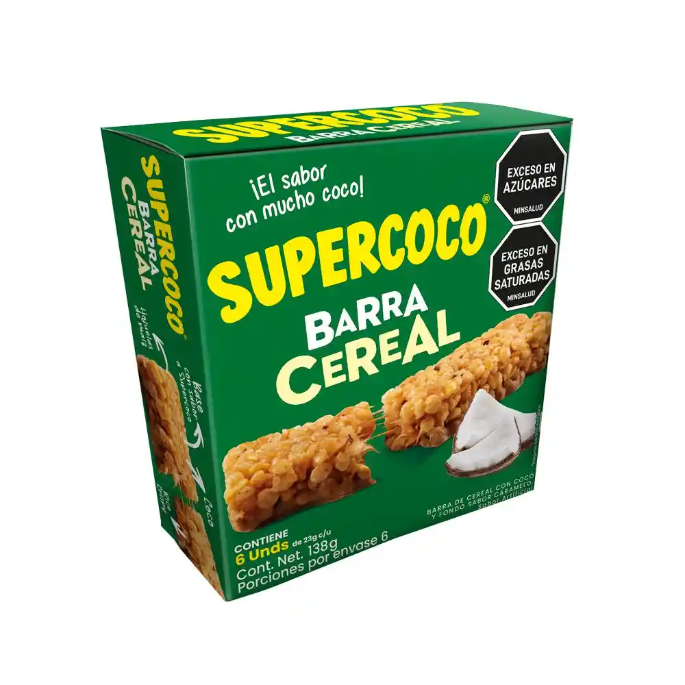 Barra de Cereal Supercoco (138 Gr)