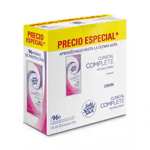Desodorante Lady Speed Stick Clinical Aerosol (180 Gr)