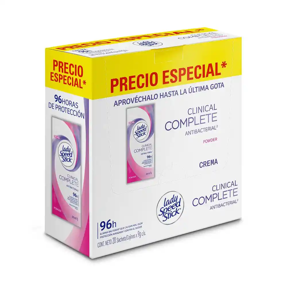 Desodorante Lady Speed Stick Clinical Aerosol (180 Gr)