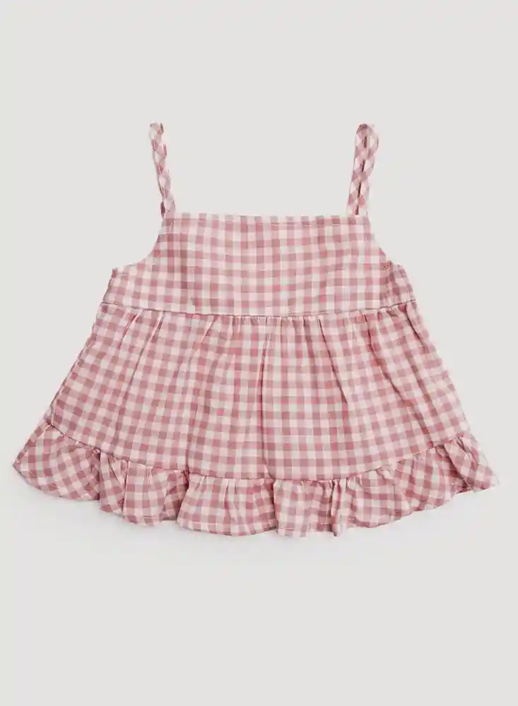 Blusa Manga Sisa Bolero 6/9 Meses - Cuadros