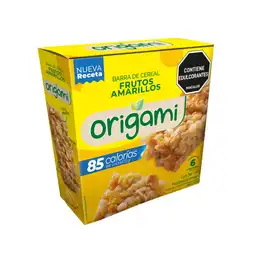Origami Barra de Cereal Frutos Amarillo