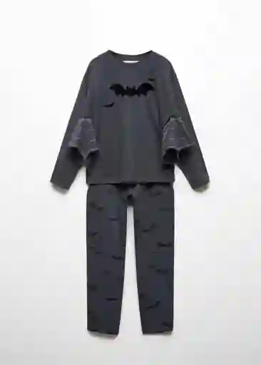 Pijama Pack Bat Antracita Talla 12 Niños Mango