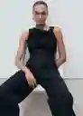 Enterizo Mono Twist2 Negro Talla S Mujer Mango
