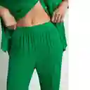 Pantalón Nex Mujer Verde Tolima Oscuro Talla L 432F335 Naf Naf