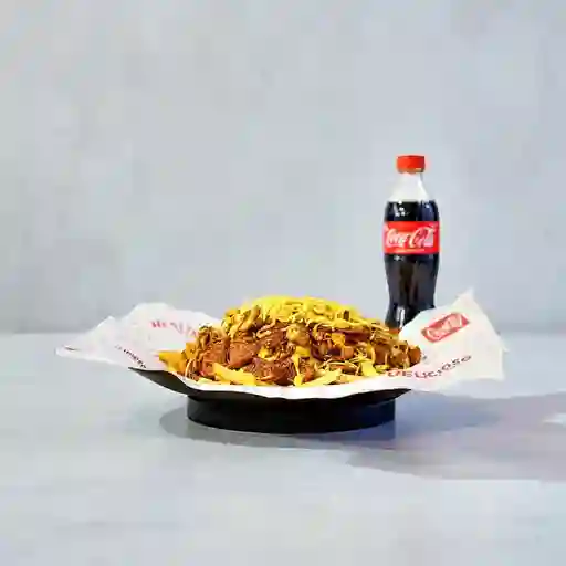 Salchipapa de la Casa