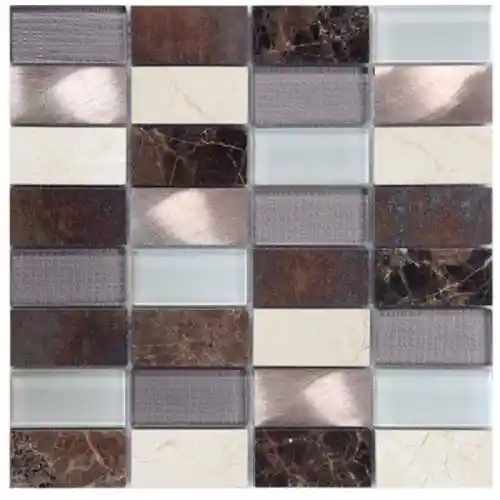 Intermatex Mosaico Infinity Brown 30 X 30 Cm
