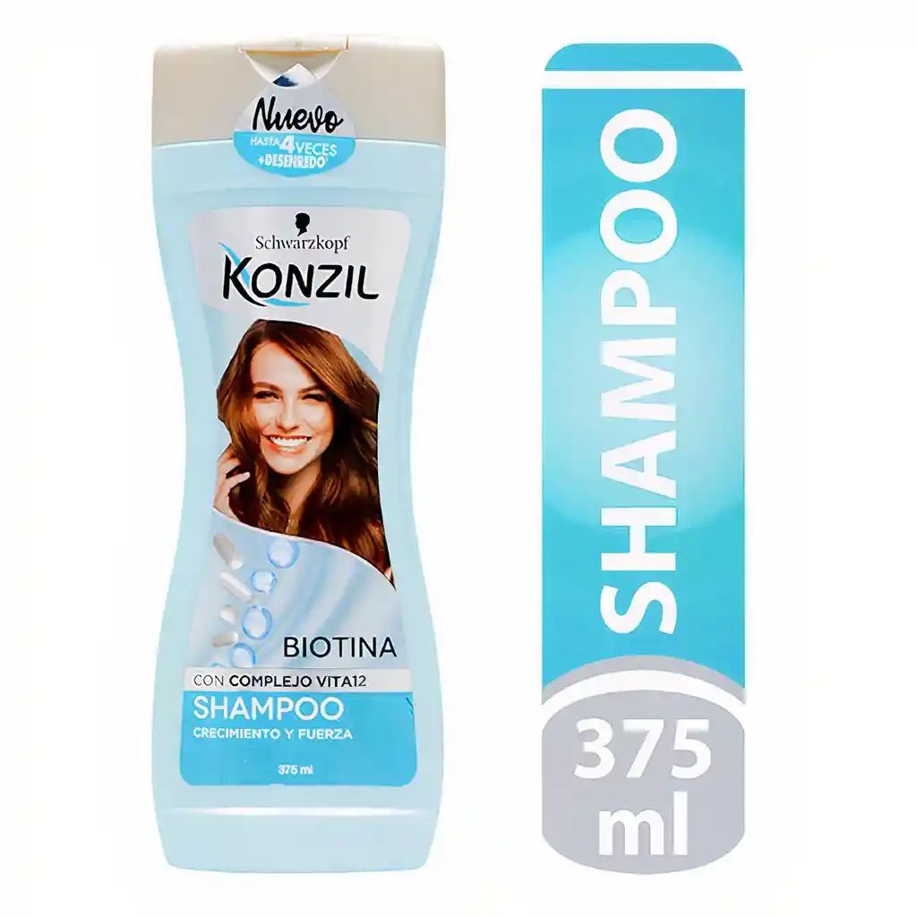 Konzil Shampoo Crecimiento y Fuerza Biotina