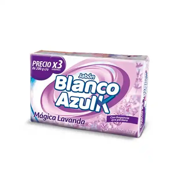 Azulk Jabón Blanco Lava Ropa Aroma Mágica Lavanda