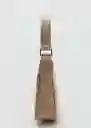 Bolso M Poma Beige Talla 99 Mujer Mango