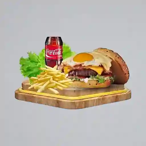 Combo Hamburguesa, Papa y Gaseosa