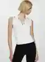 Top Verto Crudo Talla M Mujer Mango