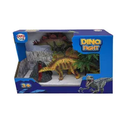 Play And Joy Set de Figura Dino Estegosaurio Fight