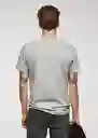 Camiseta Cherlo Gris Medio Vigoré Talla M Hombre Mango