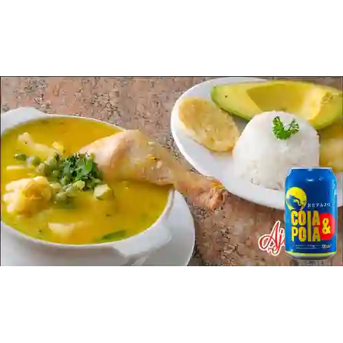 Combo Ajiaco + Cola & Pola 330 ml