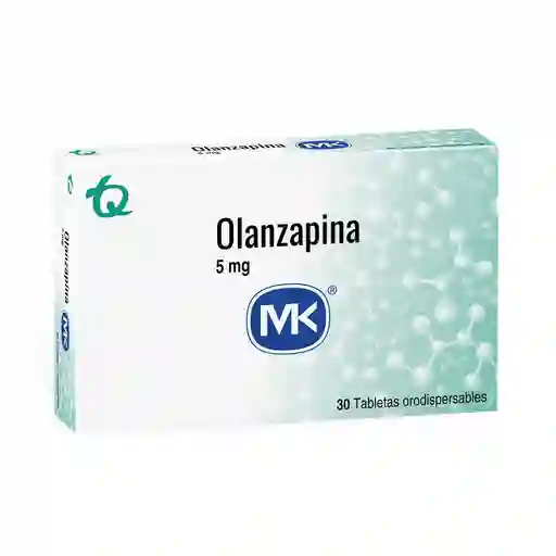  Olanzapina MK 5 Mg X 30 Tabletas Orodispersables 