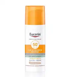 Eucerin Protector Solar Oil Control Tinted Tono Medio Fps 50+