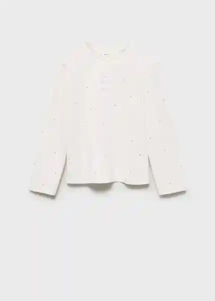 Camiseta Comité Off White Talla 10 Niñas Mango