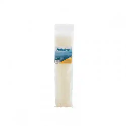 Fulgore Amarre Plástico Alta Resistencia 7.6 Mm X 35 Cm Blanco