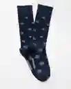 Medias Dots Azul Marino Ultraoscuro Talla 10-12 Chevignon