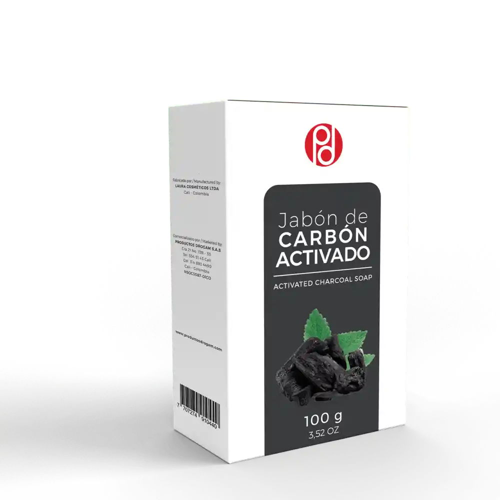 Drogam Jabon De Carbon Activado