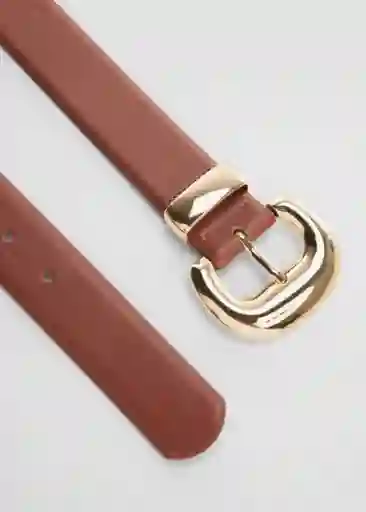 Cinturón Apen Marrón Talla M Mujer Mango