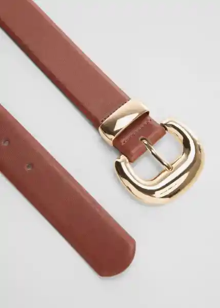 Cinturón Apen Marrón Talla M Mujer Mango