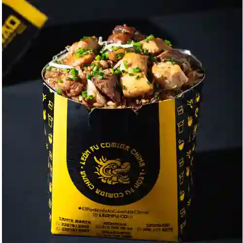 Arroz Chino Pollo y Cerdo Mediano
