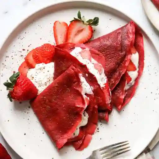 Crepe red velvet