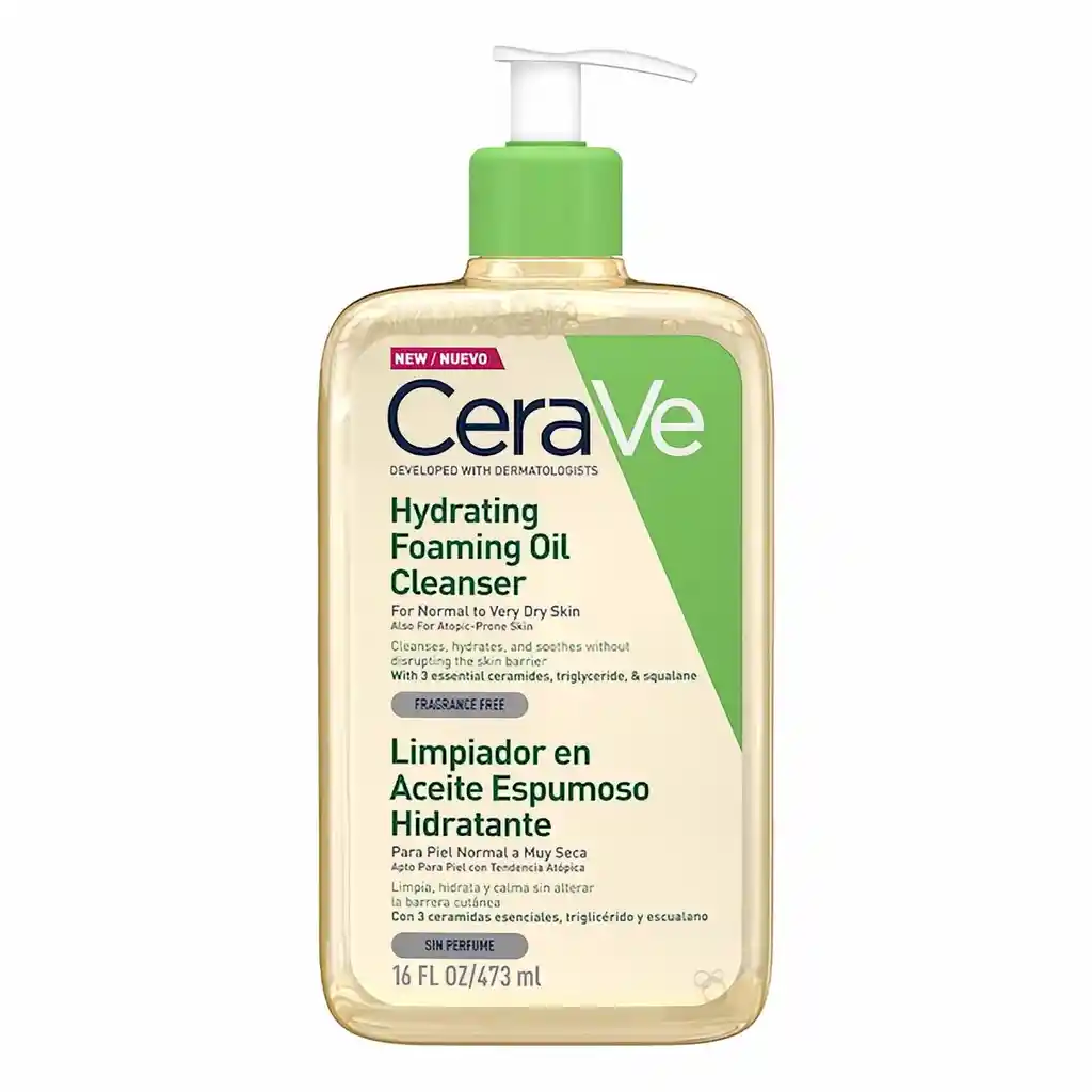 CeraVe Limpiador en Aceite Espumoso Hidratante