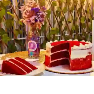 Porción de Torta Red Velvet