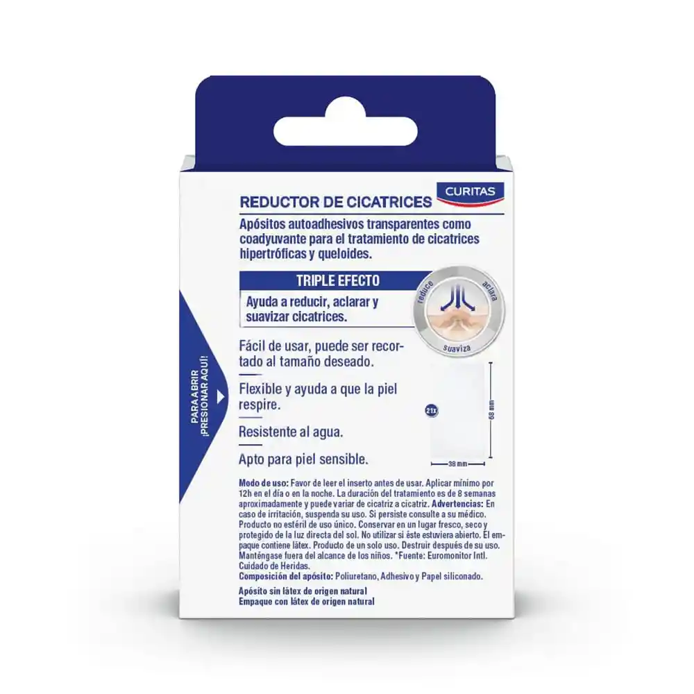 Reductor de Cicatrices Curitas X 21und