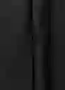 Falda Tulip Negro Talla 36 Mujer Mango