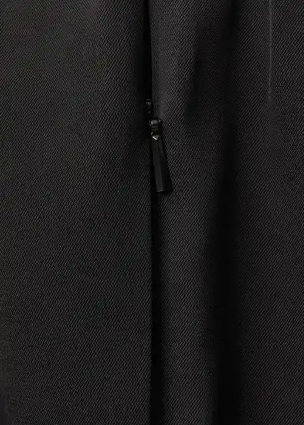Falda Tulip Negro Talla 36 Mujer Mango