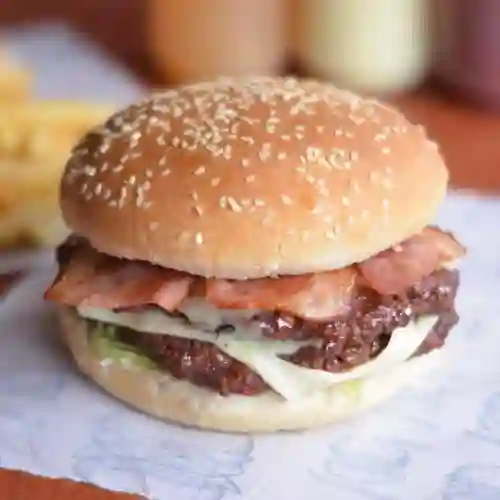 Hamburguesa Doble Carne Tocineta