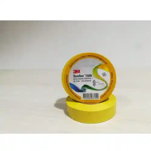 3m Cinta Temflex Amarilla 18 M X 18 Mm 1500