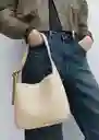Bolso I Salva Off White Talla 99 Mujer Mango