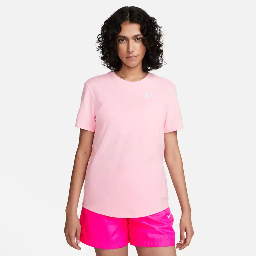 Nike Camiseta Nstee Club Mujer Rosado M