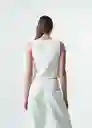 Tejido Mujer Crudo Puro Claro Talla S 483G066 Naf Naf