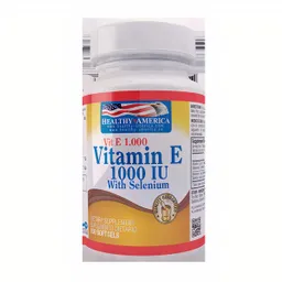 Vitamina E Healthy America Suplemento Dietario E (1000 Ui)