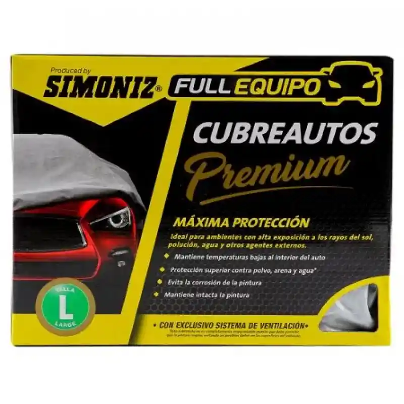 Full Equipo Cubre Auto Premium Talla L