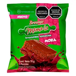 Brownie Mama-ia Relleno Mora Cobertura Chocola (70 Gr)