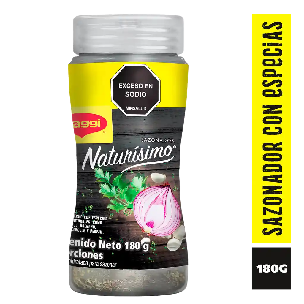 Sazonador MAGGI Naturísimo con especias naturales x 180g
