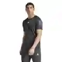 Adidas Camiseta Gym + Bl Tee Para Hombre Negro Talla L