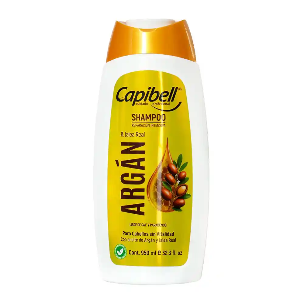 Shampoo Capibell Argan & Jalea Real (950 Ml)