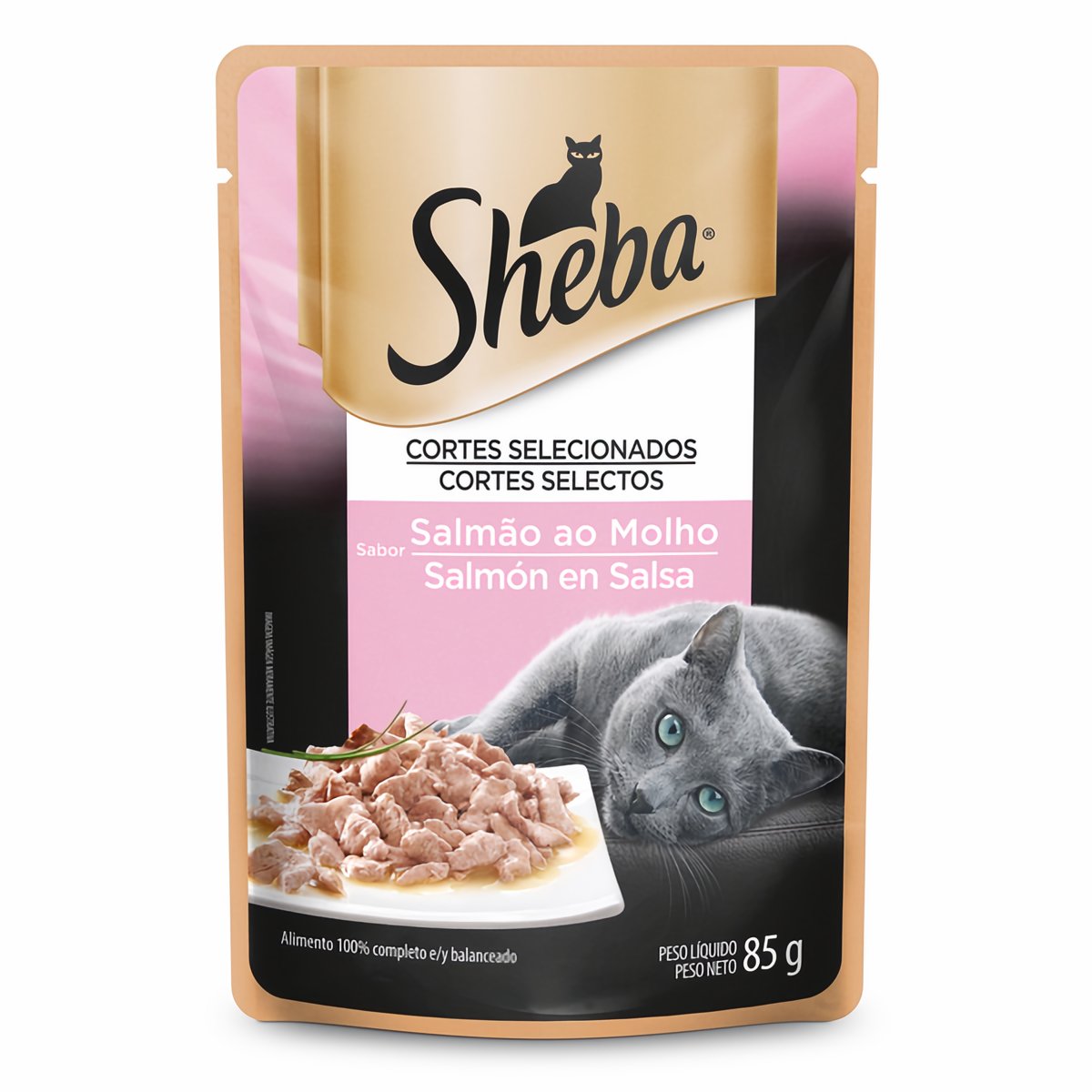 Sheba Alimento Húmedo para Gato Adulto Salmón 85 g