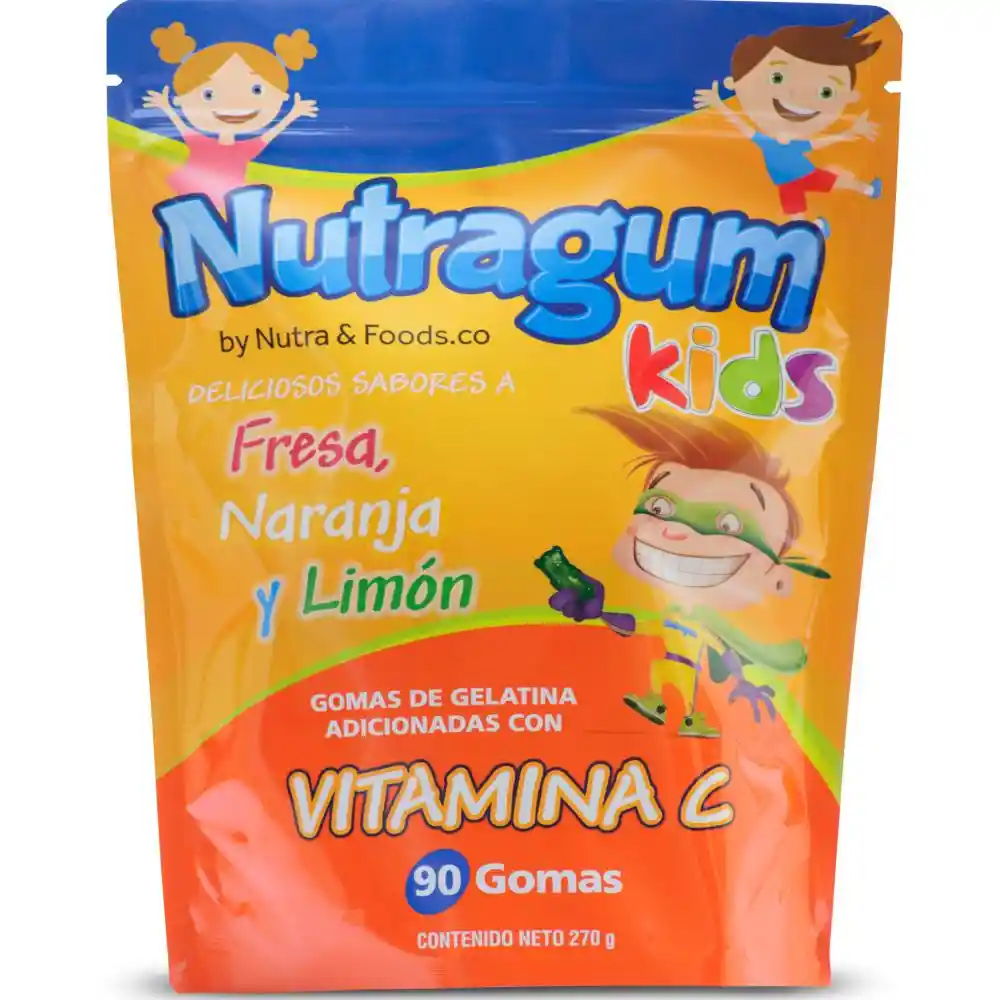 Gomitas Nutragum Kids Vitamina C Doypack X 90 Gomas