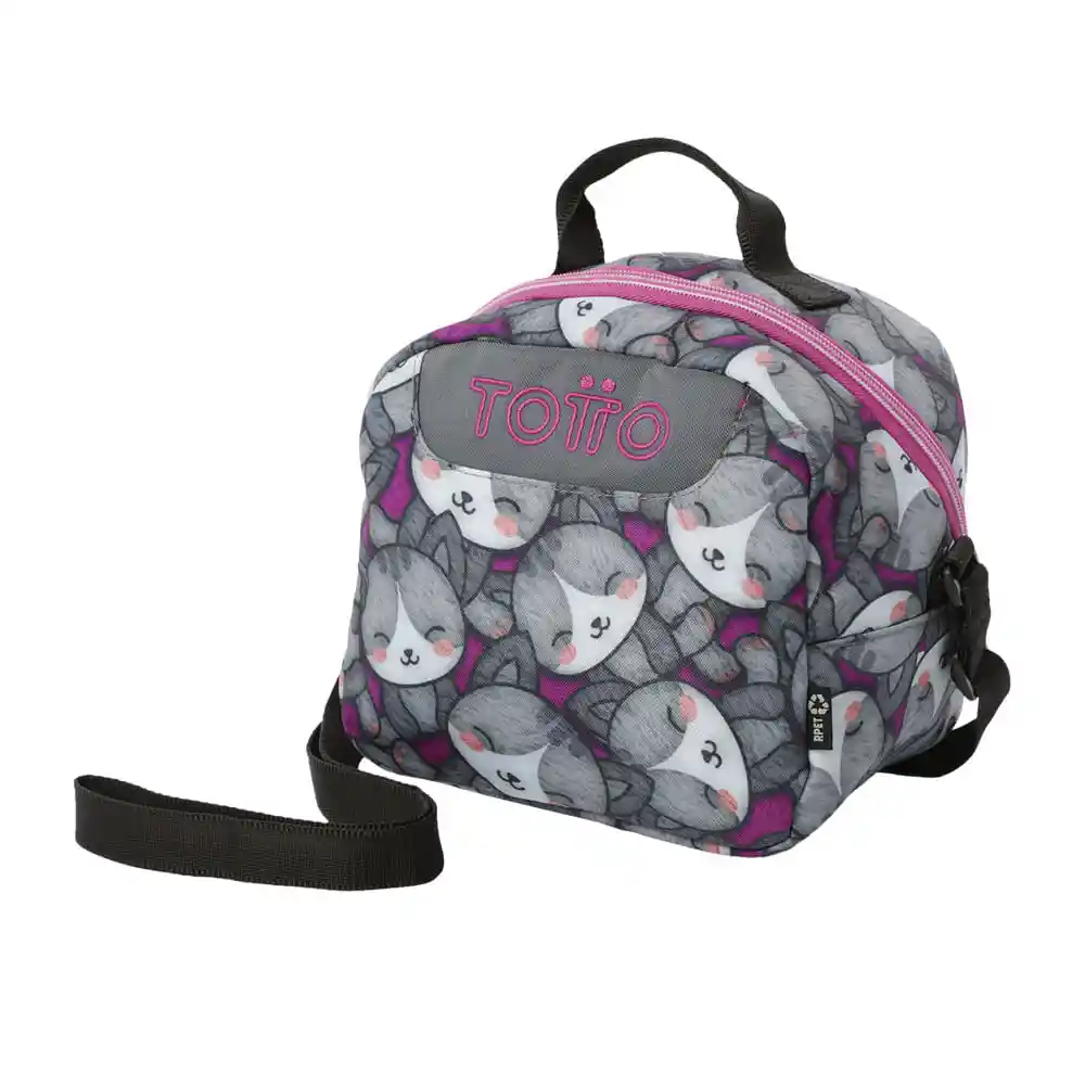 Lonchera Totto Borrador Gris