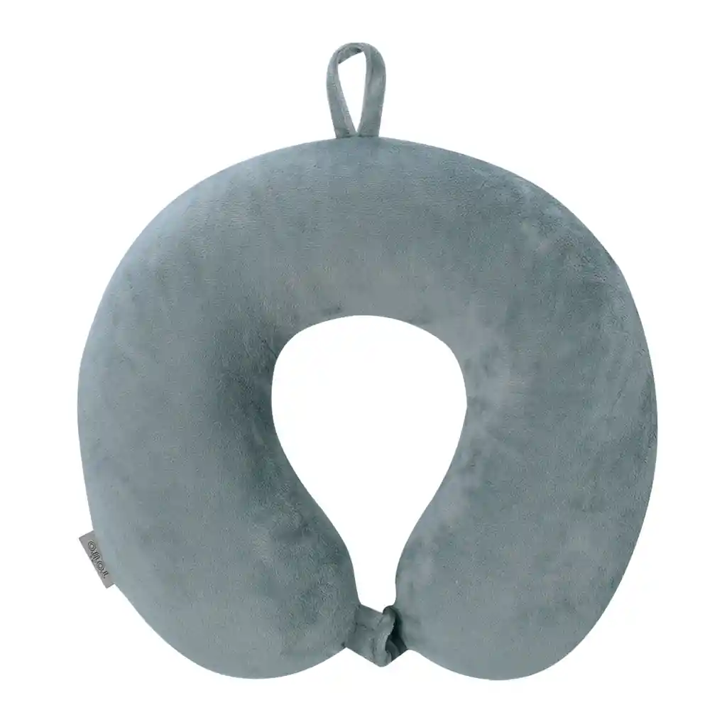 Almohada de Viaje Pylot Con Memory Foam Gris